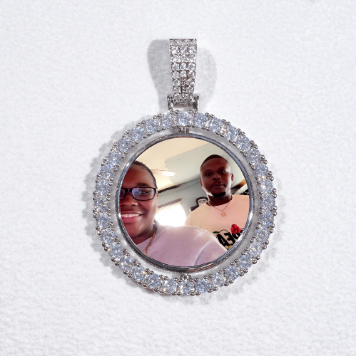 3D Spinning 2-Faced Custom Picture Pendant