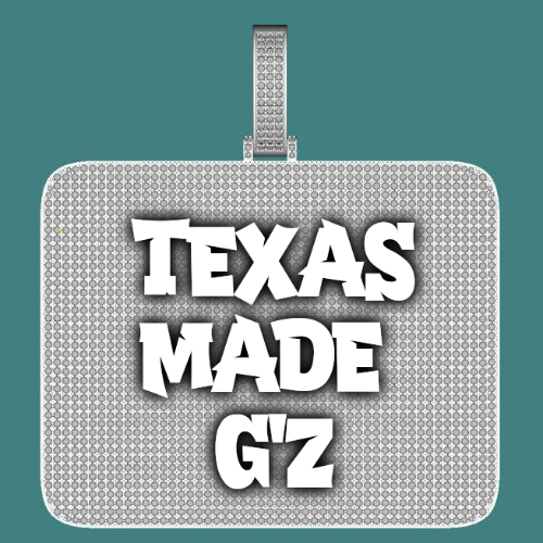 CUSTOM LETTER NECKLACE 3D BIG SQUARE