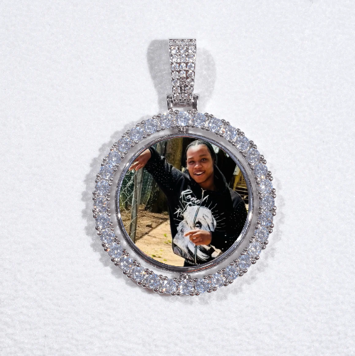 3D Spinning 2-Faced Custom Picture Pendant