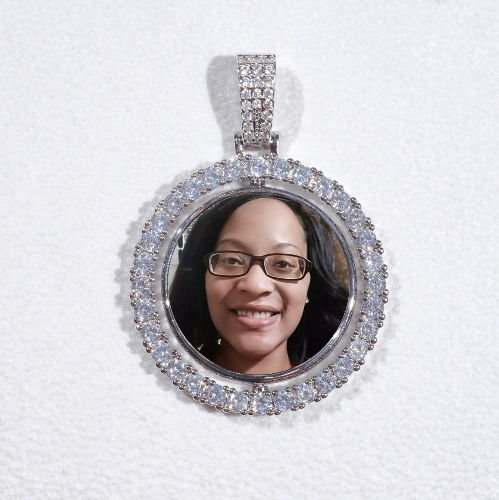 3D Spinning 2-Faced Custom Picture Pendant