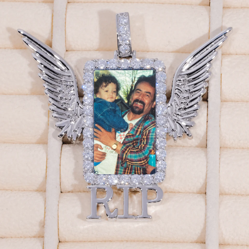RIP WING 3D CUSTOM PICTURE PENDANT