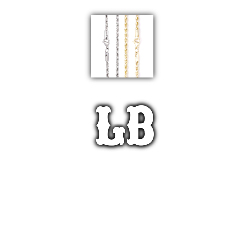 Custom Letters Freibeuter Font Necklace