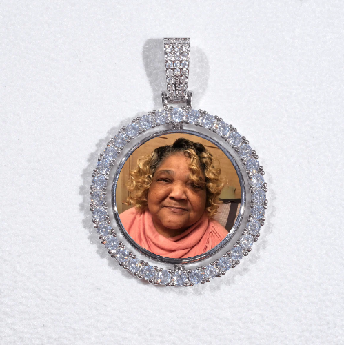 3D Spinning 2-Faced Custom Picture Pendant