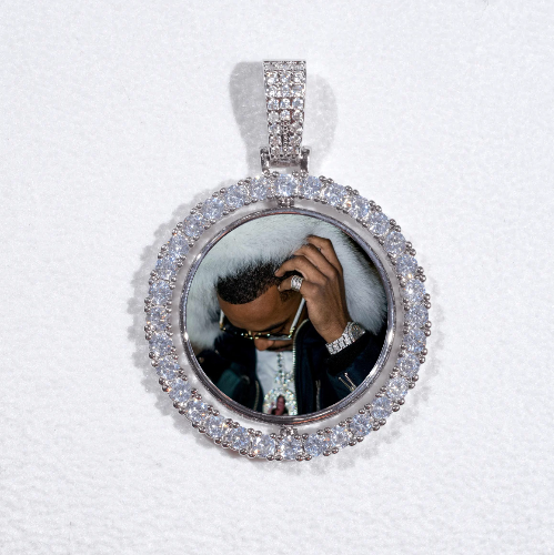 3D Spinning 2-Faced Custom Picture Pendant