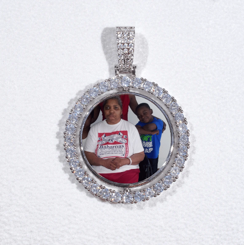 3D Spinning 2-Faced Custom Picture Pendant