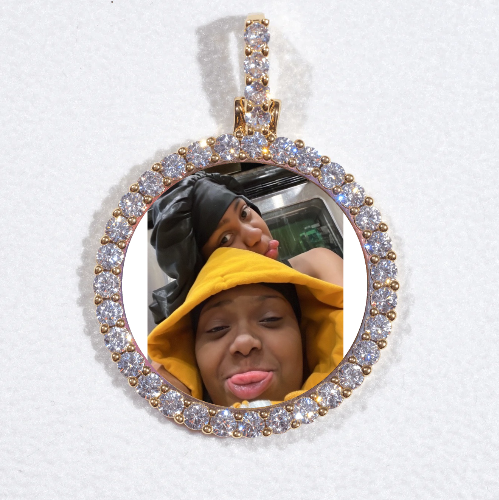 3D CIRCLE CUSTOM PICTURE PENDANT SMALL SIZE