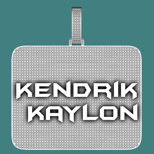 CUSTOM LETTER NECKLACE 3D BIG SQUARE