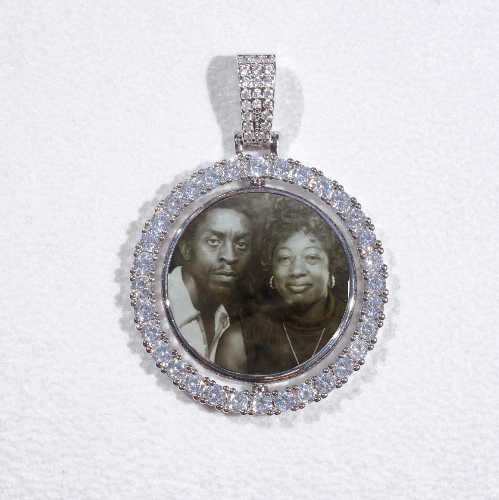 3D Spinning 2-Faced Custom Picture Pendant