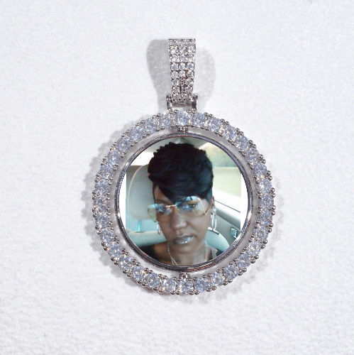 3D Spinning 2-Faced Custom Picture Pendant