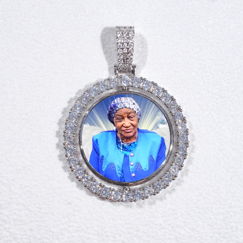 3D Spinning 2-Faced Custom Picture Pendant