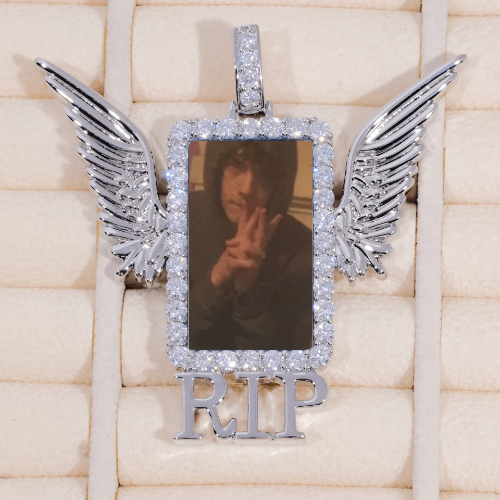 RIP WING 3D CUSTOM PICTURE PENDANT