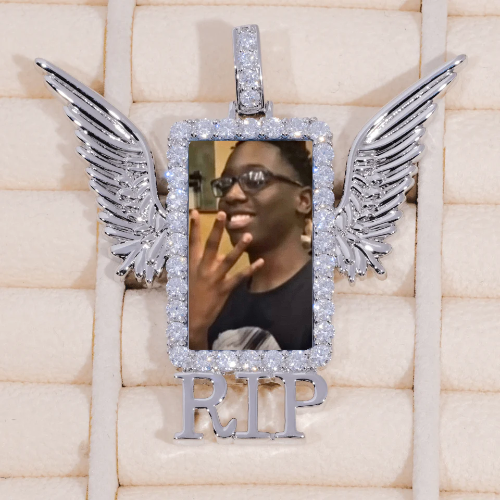 RIP WING 3D CUSTOM PICTURE PENDANT