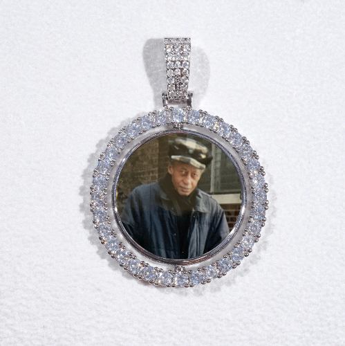 3D Spinning 2-Faced Custom Picture Pendant