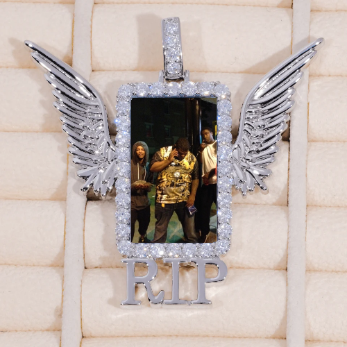 RIP WING 3D CUSTOM PICTURE PENDANT