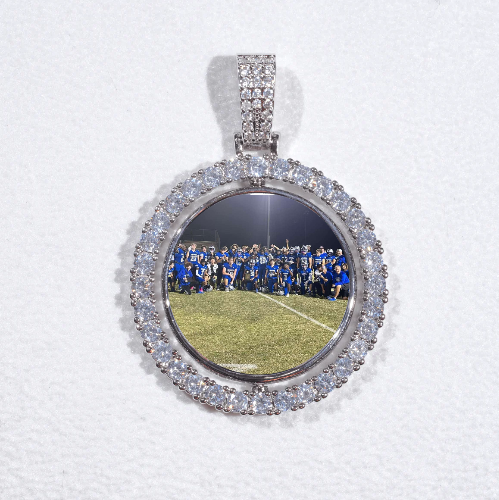 3D Spinning 2-Faced Custom Picture Pendant