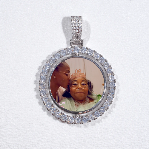 3D Spinning 2-Faced Custom Picture Pendant