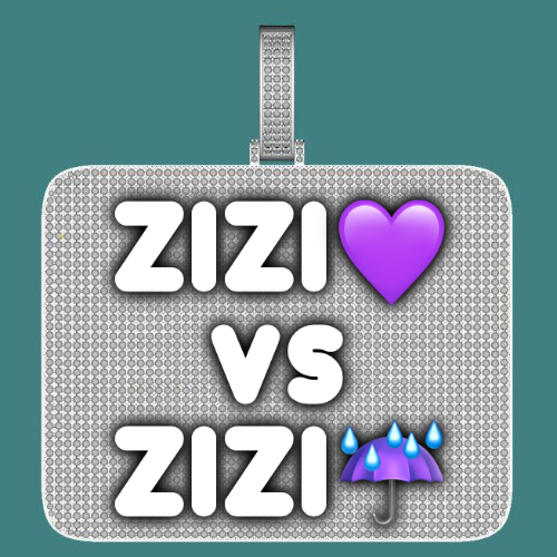CUSTOM LETTER NECKLACE 3D BIG SQUARE