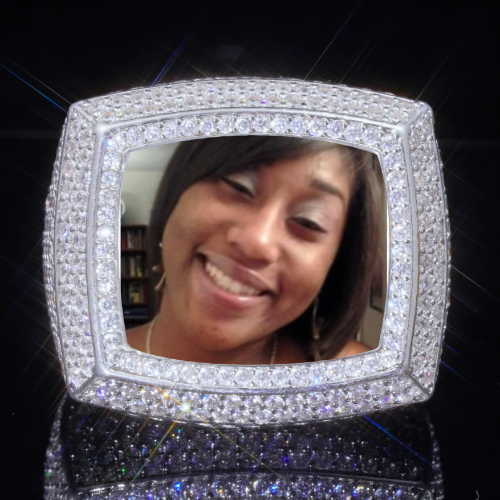 3D CUSTOM PICTURE ICED RING