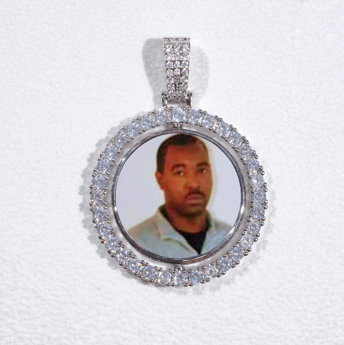 3D Spinning 2-Faced Custom Picture Pendant