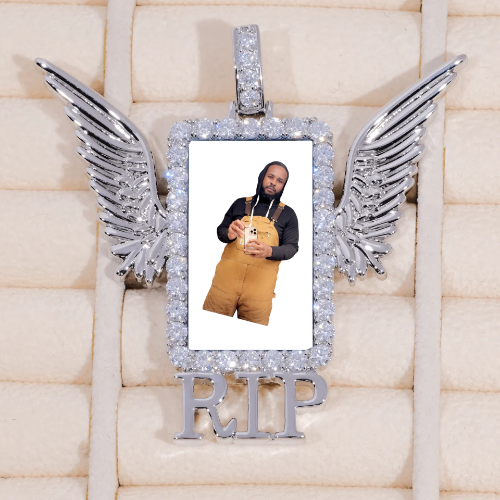 RIP WING 3D CUSTOM PICTURE PENDANT