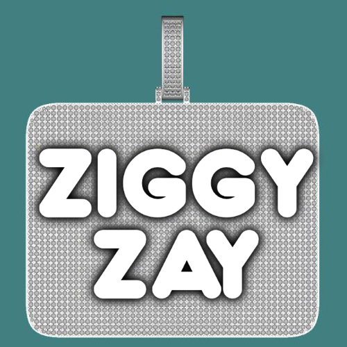 CUSTOM LETTER NECKLACE 3D BIG SQUARE