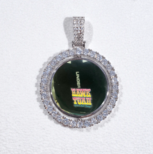 3D Spinning 2-Faced Custom Picture Pendant