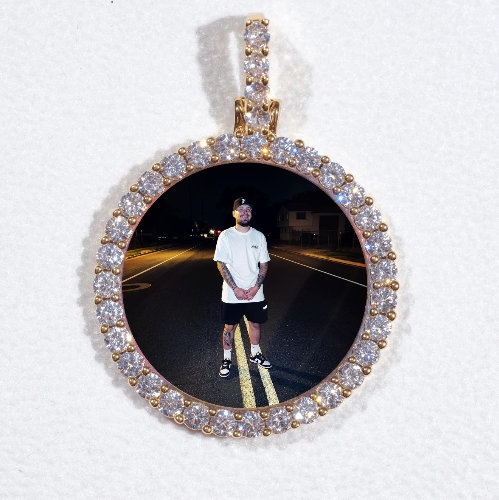 3D CIRCLE CUSTOM PICTURE PENDANT SMALL SIZE