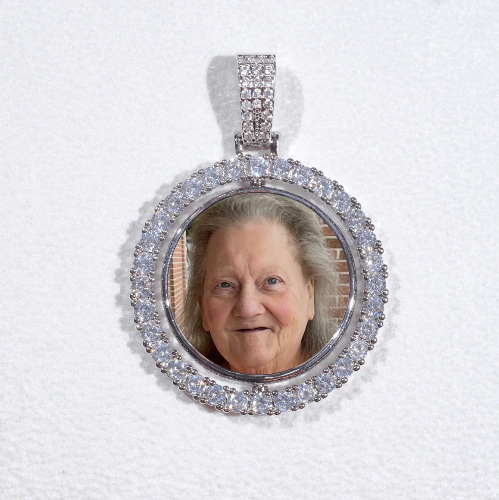 3D Spinning 2-Faced Custom Picture Pendant