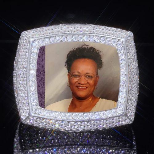 3D CUSTOM PICTURE ICED RING