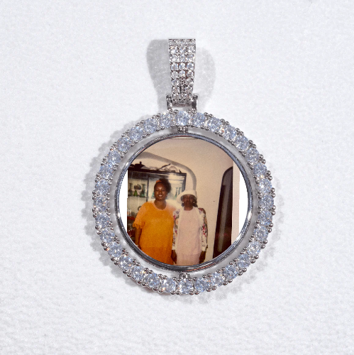 3D Spinning 2-Faced Custom Picture Pendant