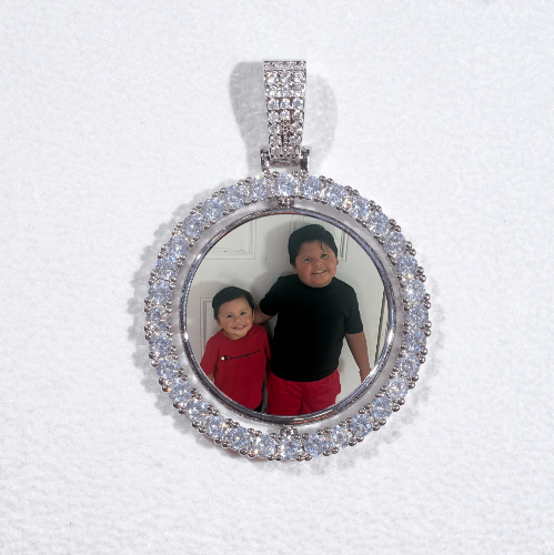 3D Spinning 2-Faced Custom Picture Pendant