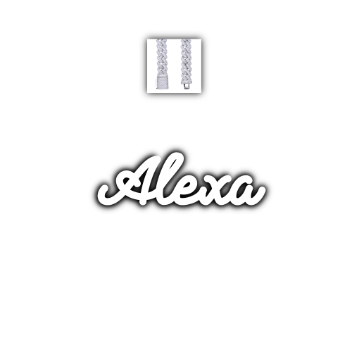 Script Custom Letter Necklace