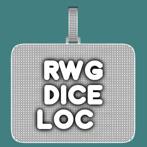 CUSTOM LETTER NECKLACE 3D BIG SQUARE