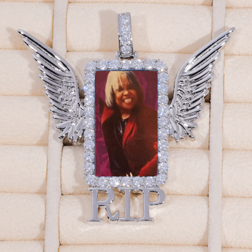 RIP WING 3D CUSTOM PICTURE PENDANT