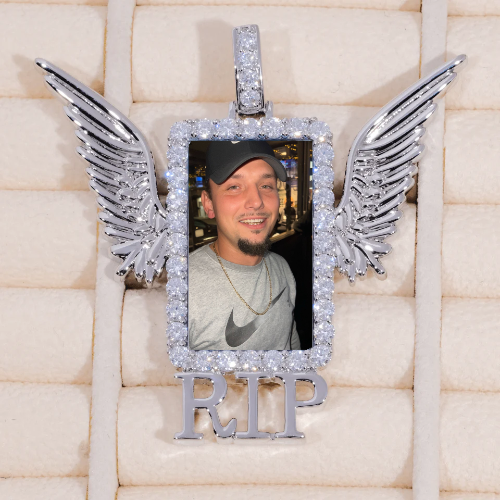 RIP WING 3D CUSTOM PICTURE PENDANT