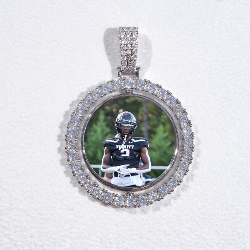 3D Spinning 2-Faced Custom Picture Pendant