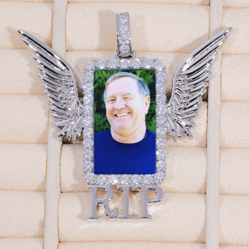 RIP WING 3D CUSTOM PICTURE PENDANT
