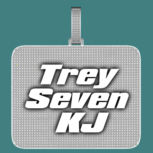 CUSTOM LETTER NECKLACE 3D BIG SQUARE
