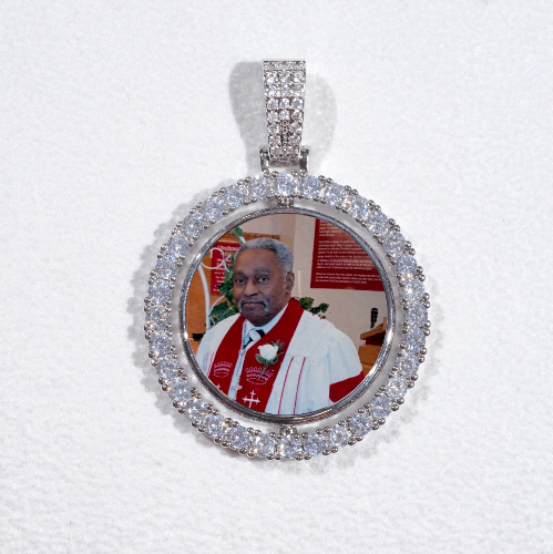 3D Spinning 2-Faced Custom Picture Pendant