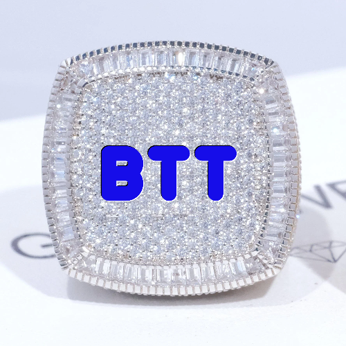 CUSTOM LETTER 3D ICED RING