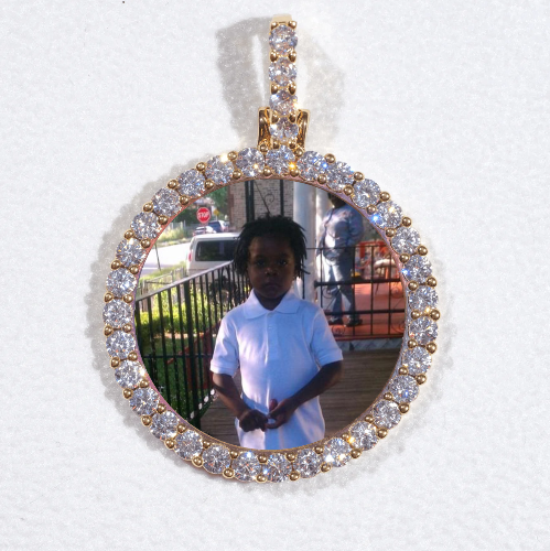 3D CIRCLE CUSTOM PICTURE PENDANT SMALL SIZE