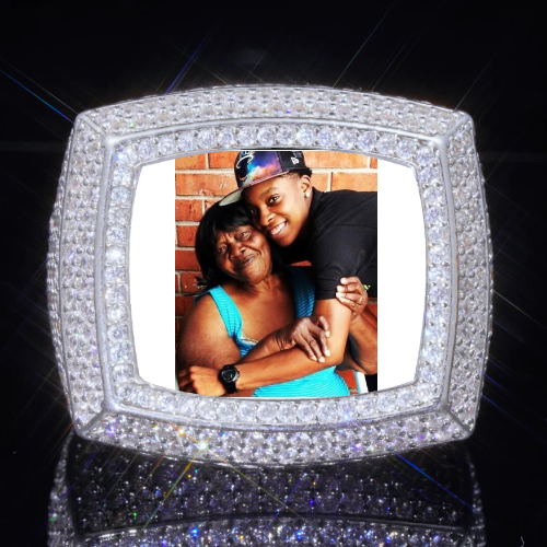 3D CUSTOM PICTURE ICED RING