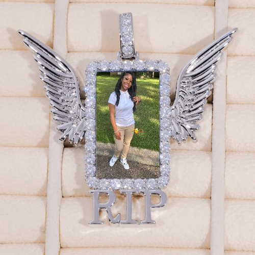 RIP WING 3D CUSTOM PICTURE PENDANT
