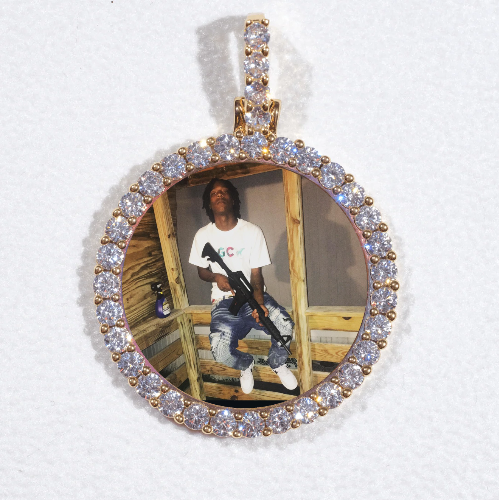 3D CIRCLE CUSTOM PICTURE PENDANT SMALL SIZE