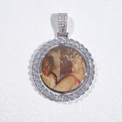 3D Spinning 2-Faced Custom Picture Pendant