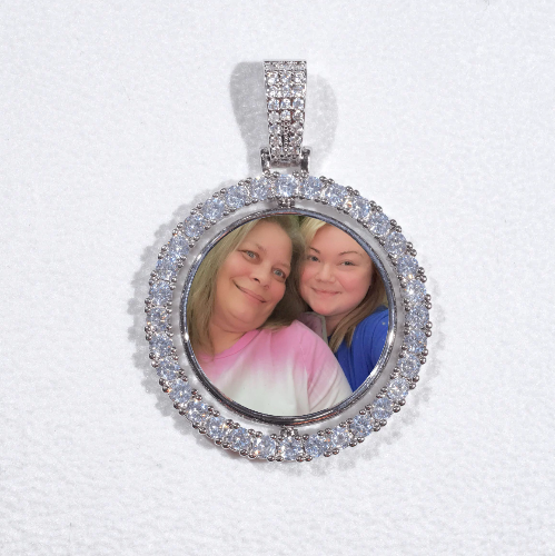 3D Spinning 2-Faced Custom Picture Pendant