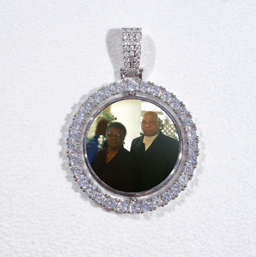 3D Spinning 2-Faced Custom Picture Pendant