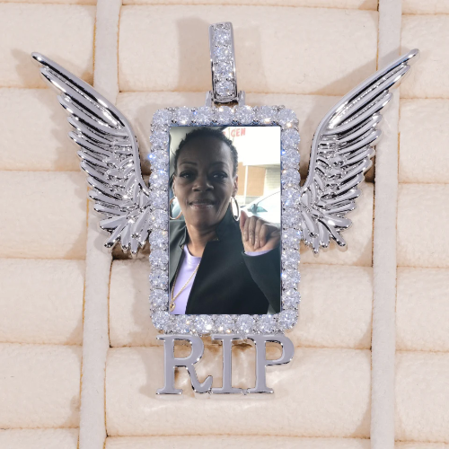 RIP WING 3D CUSTOM PICTURE PENDANT