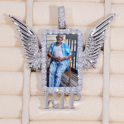 RIP WING 3D CUSTOM PICTURE PENDANT