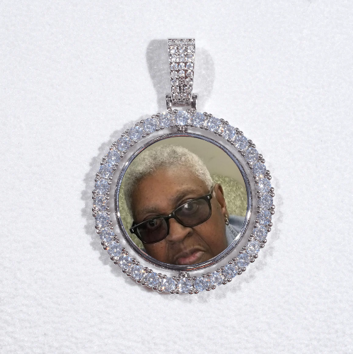 3D Spinning 2-Faced Custom Picture Pendant